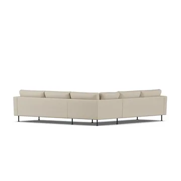 Bredhult sofa - Bern Beige 0341-zwart staal, hoekbank F - 1898