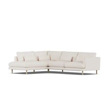 Bredhult sofa - Caleido Beige 9600-witgeoliede eiken, 3-zits A2 - 1898
