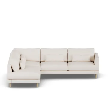 Bredhult sofa - Caleido Beige 9600-witgeoliede eiken, 3-zits A2 - 1898