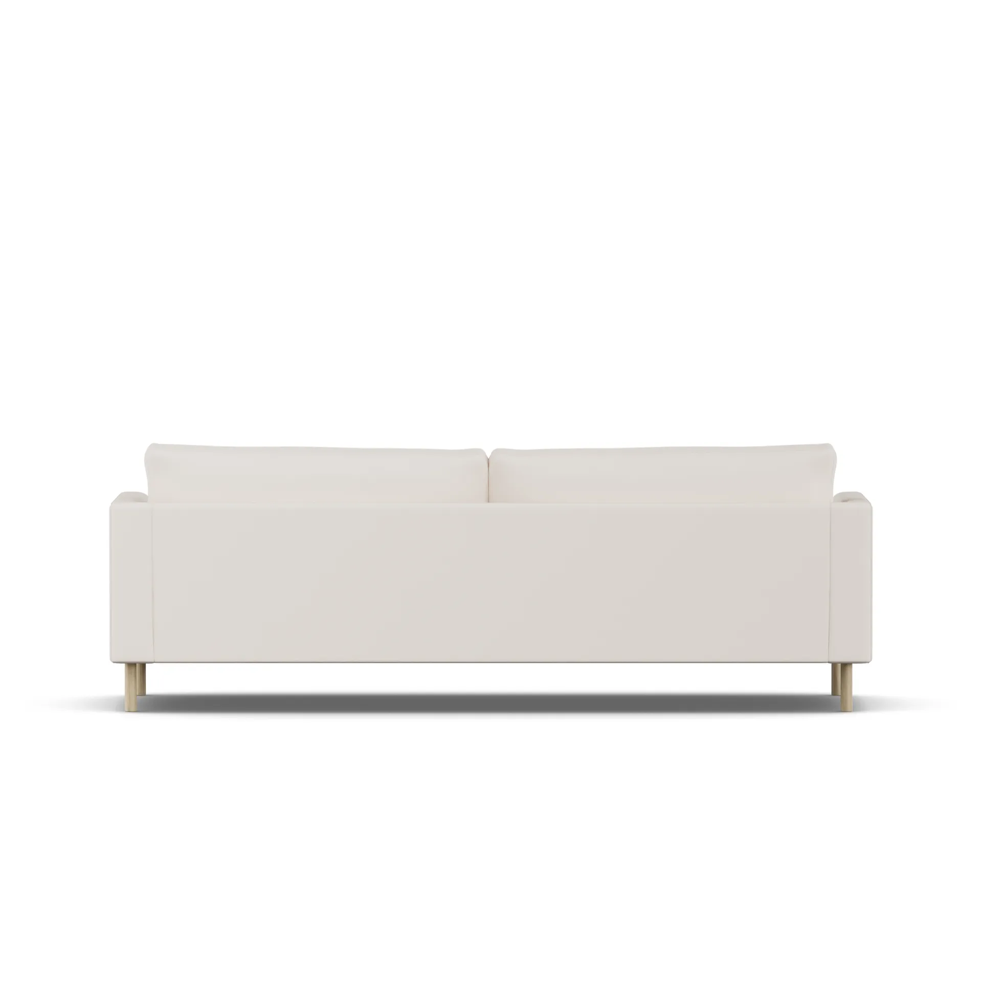 Bredhult sofa, Caleido Beige 9600-witgeoliede eiken, 3-zits 1898