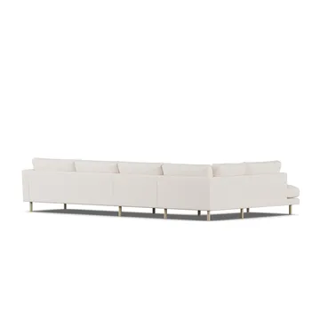 Bredhult sofa - Caleido Beige 9600-witgeoliede eiken, 4-zits B2 - 1898