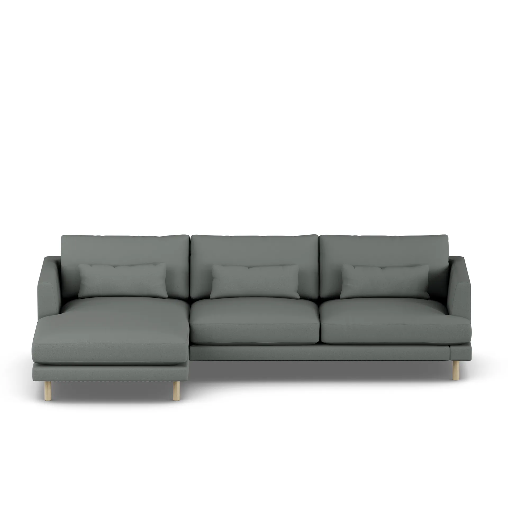 Bredhult sofa, Caleido Grey 1240-witgeoliede eiken, 2,5-zits C2 1898