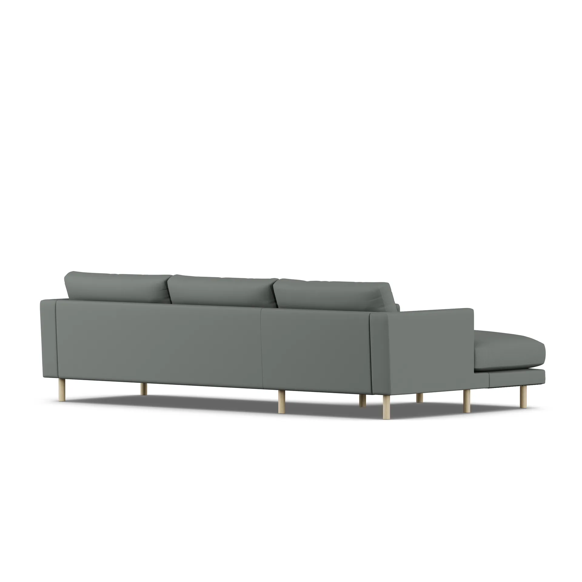 Bredhult sofa, Caleido Grey 1240-witgeoliede eiken, 2,5-zits C2 1898