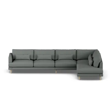 Bredhult sofa - Caleido Grey 1240-witgeoliede eiken, 4-zits B1 - 1898
