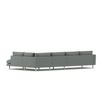 Bredhult sofa - Caleido Grey 1240-witgeoliede eiken, 4-zits B1 - 1898