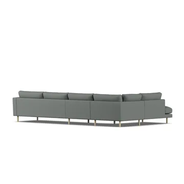 Bredhult sofa - Caleido Grey 1240-witgeoliede eiken, 4-zits B2 - 1898
