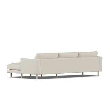 Bredhult sofa - Jump Beige 1956-witgeoliede eiken, 2,5-zits C1 - 1898