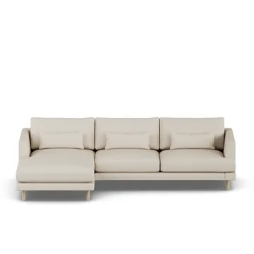 Bredhult sofa - Jump Beige 1956-witgeoliede eiken, 2,5-zits C2 - 1898