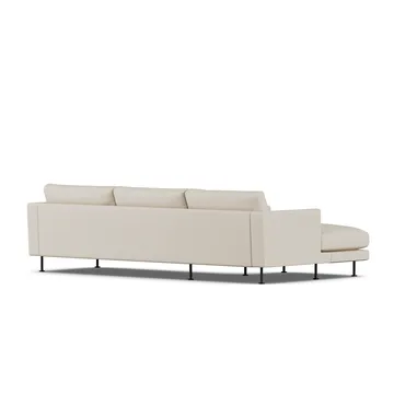 Bredhult sofa - Jump Beige 1956-zwart staal, 2,5-zits C2 - 1898