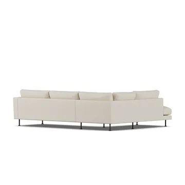 Bredhult sofa - Jump Beige 1956-zwart staal, 3-zits A2 - 1898