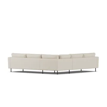 Bredhult sofa - Jump Beige 1956-zwart staal, hoekbank F - 1898