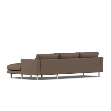Bredhult sofa - Jump Brown 1955-witgeoliede eiken, 2,5-zits C1 - 1898