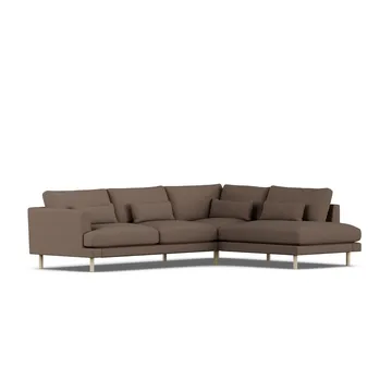Bredhult sofa - Jump Brown 1955-witgeoliede eiken, 3-zits A1 - 1898