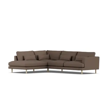 Bredhult sofa - Jump Brown 1955-witgeoliede eiken, 3-zits A2 - 1898