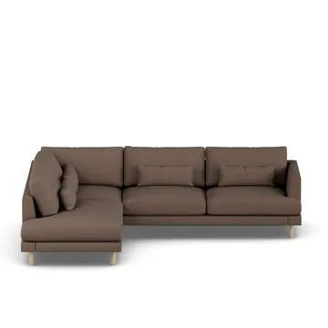 Bredhult sofa - Jump Brown 1955-witgeoliede eiken, 3-zits A2 - 1898