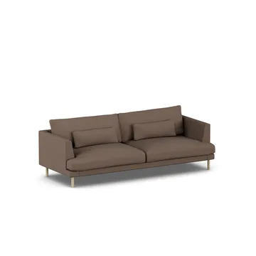 Bredhult sofa - Jump Brown 1955-witgeoliede eiken, 3-zits - 1898
