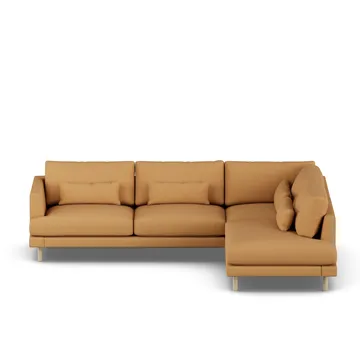Bredhult sofa - Jump Honey 1959-witgeoliede eiken, 3-zits A1 - 1898