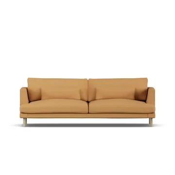 Bredhult sofa - Jump Honey 1959-witgeoliede eiken, 3-zits - 1898