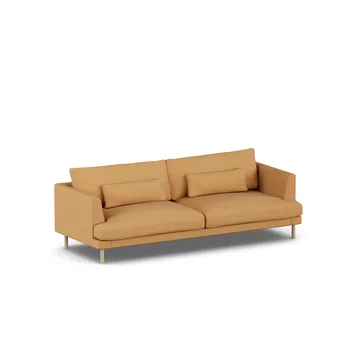 Bredhult sofa - Jump Honey 1959-witgeoliede eiken, 3-zits - 1898