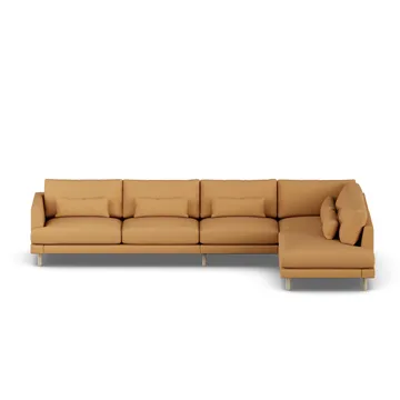 Bredhult sofa - Jump Honey 1959-witgeoliede eiken, 4-zits B1 - 1898