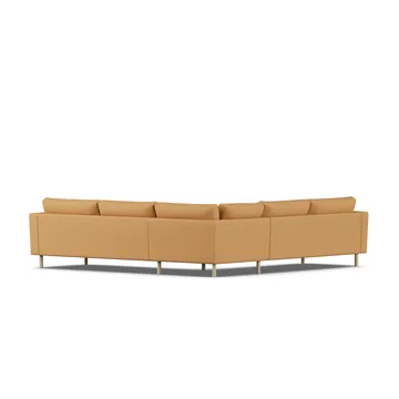 Bredhult sofa - Jump Honey 1959-witgeoliede eiken, hoekbank F - 1898