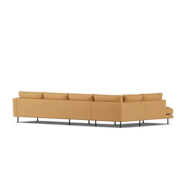 Bredhult sofa - Jump Honey 1959-zwart staal, 4-zits B2 - 1898