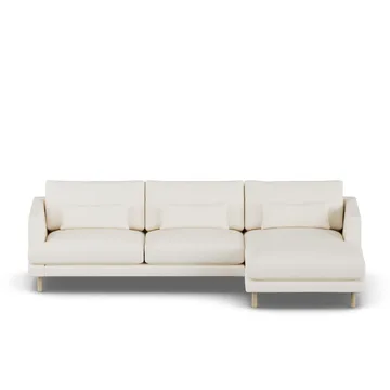Bredhult sofa - Jump Off White 1954-witgeoliede eiken, 2,5-zits C1 - 1898