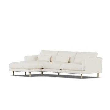 Bredhult sofa - Jump Off White 1954-witgeoliede eiken, 2,5-zits C2 - 1898