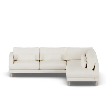 Bredhult sofa - Jump Off White 1954-witgeoliede eiken, 3-zits A1 - 1898
