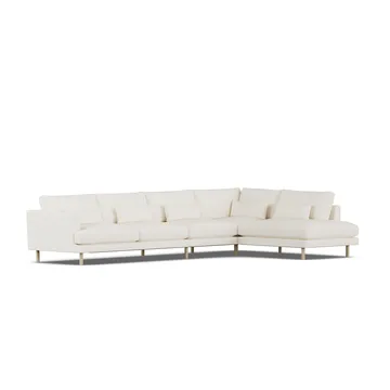 Bredhult sofa - Jump Off White 1954-witgeoliede eiken, 4-zits B1 - 1898