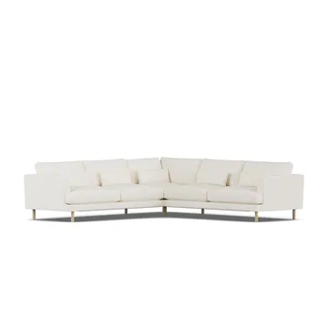 Bredhult sofa - Jump Off White 1954-witgeoliede eiken, hoekbank F - 1898