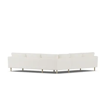 Bredhult sofa - Jump Off White 1954-witgeoliede eiken, hoekbank F - 1898