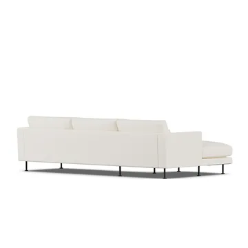 Bredhult sofa - Jump Off White 1954-zwart staal, 2,5-zits C2 - 1898