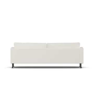 Bredhult sofa - Jump Off White 1954-zwart staal, 3-zits - 1898