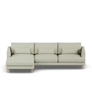 Bredhult sofa - Luiza Beige 3981-witgeoliede eiken, 2,5-zits C2 - 1898