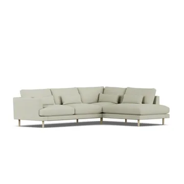 Bredhult sofa - Luiza Beige 3981-witgeoliede eiken, 3-zits A1 - 1898