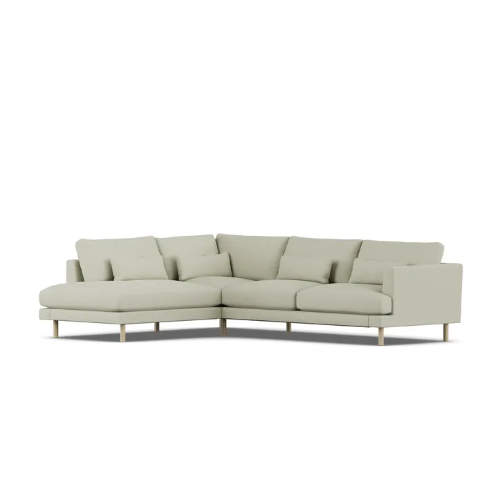 Bredhult sofa - Luiza Beige 3981-witgeoliede eiken, 3-zits A2 - 1898