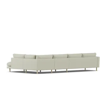 Bredhult sofa - Luiza Beige 3981-witgeoliede eiken, 4-zits B1 - 1898