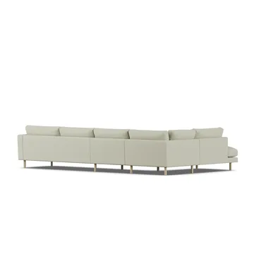 Bredhult sofa - Luiza Beige 3981-witgeoliede eiken, 4-zits B2 - 1898