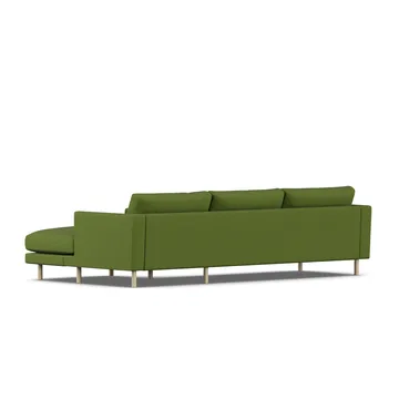 Bredhult sofa - Luiza Green 3975-witgeoliede eiken, 2,5-zits C1 - 1898
