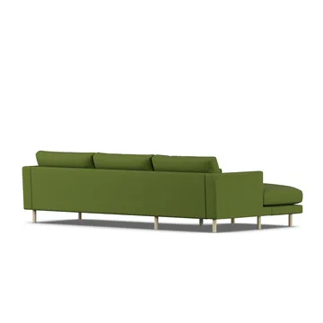 Bredhult sofa - Luiza Green 3975-witgeoliede eiken, 2,5-zits C2 - 1898