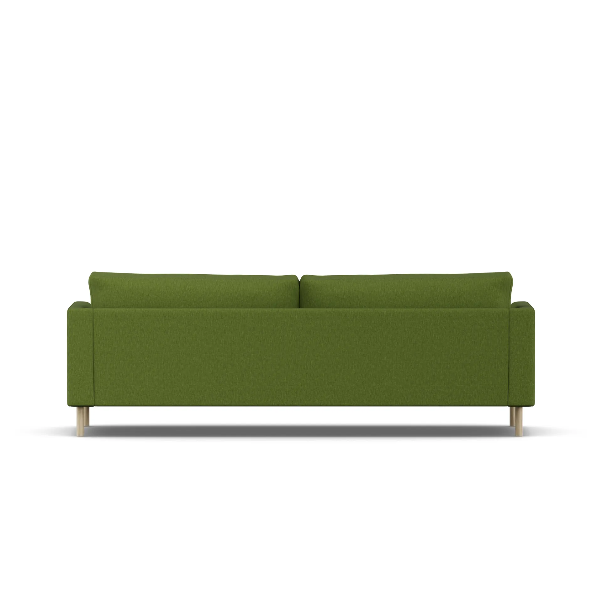 Bredhult sofa, Luiza Green 3975-witgeoliede eiken, 3-zits 1898