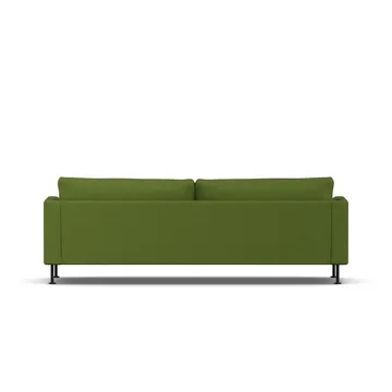 Bredhult sofa - Luiza Green 3975-zwart staal, 3-zits - 1898
