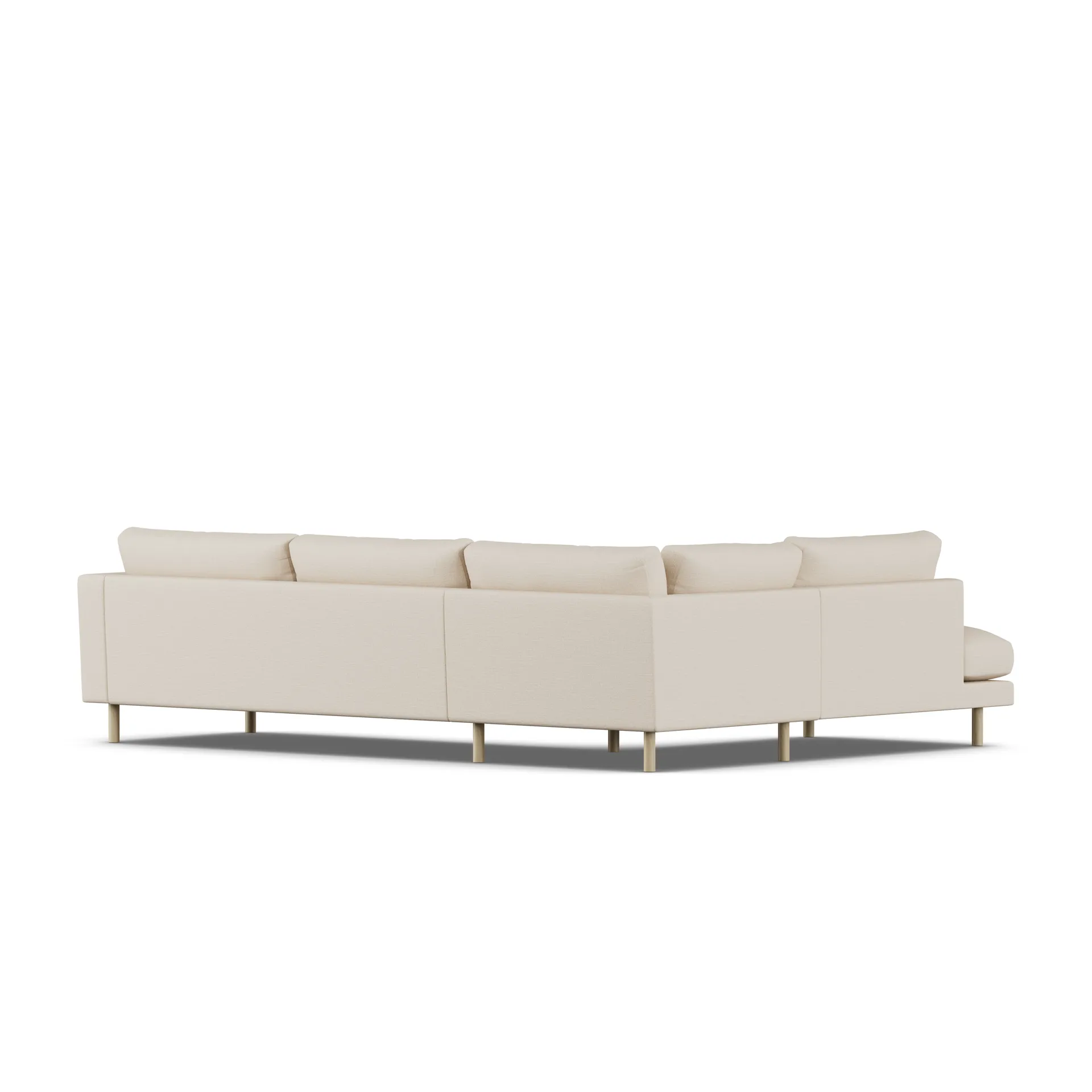 Bredhult sofa, Same Beige 6670-witgeoliede eiken, 3-zits A2 1898