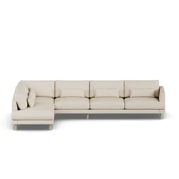 Bredhult sofa - Same Beige 6670-witgeoliede eiken, 4-zits B2 - 1898