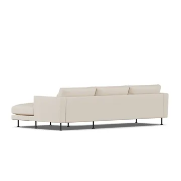 Bredhult sofa - Same Beige 6670-zwart staal, 2,5-zits C1 - 1898