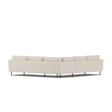 Bredhult sofa - Same Beige 6670-zwart staal, hoekbank F - 1898