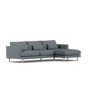 Bredhult sofa - Same Blue 6678-witgeoliede eiken, 2,5-zits C1 - 1898