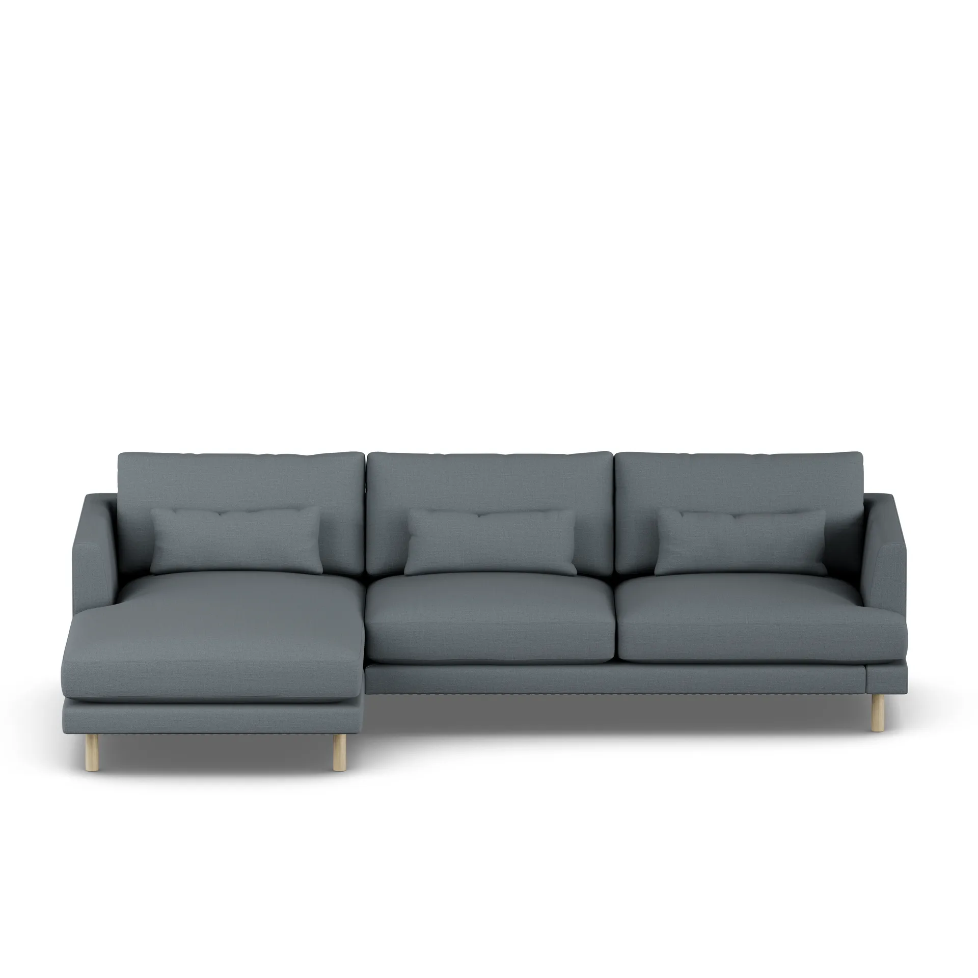 Bredhult sofa, Same Blue 6678-witgeoliede eiken, 2,5-zits C2 1898