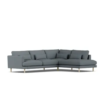 Bredhult sofa - Same Blue 6678-witgeoliede eiken, 3-zits A1 - 1898